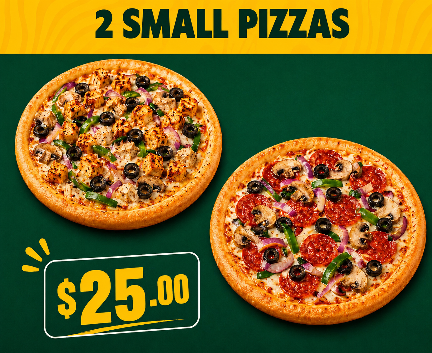 Checkers Pizza & Kabab special offer 10 on Whyte Ave, Edmonton