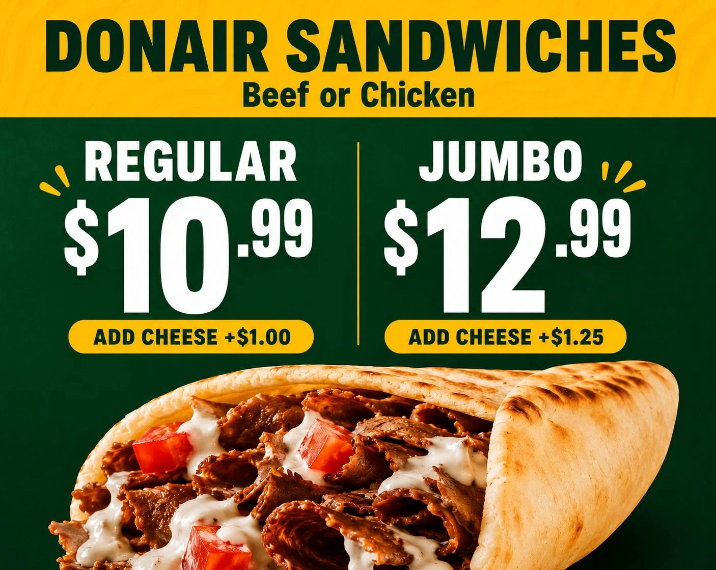 Checkers Pizza & Kabab special offer 2 on Whyte Ave, Edmonton