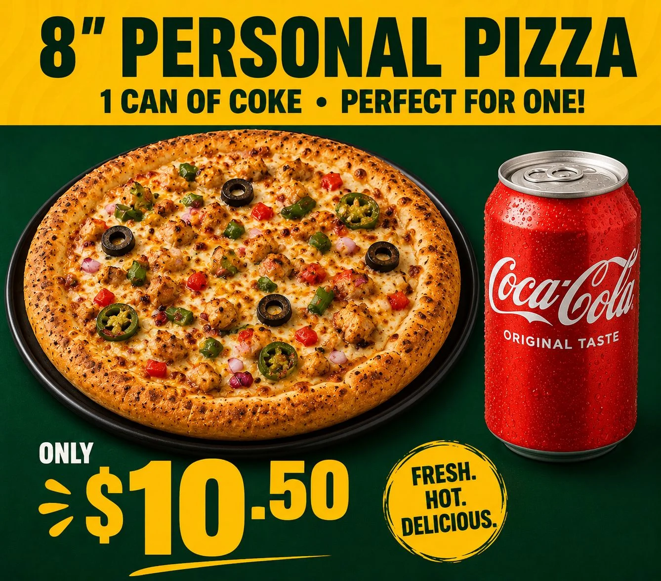 Checkers Pizza & Kabab special offer 4 on Whyte Ave, Edmonton